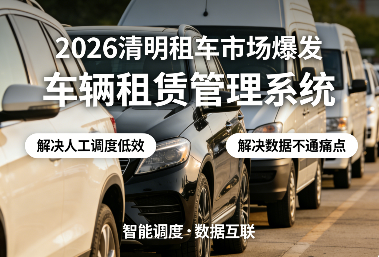 2026清明租车预订翻倍！车辆租赁管理系统应该用起来了 