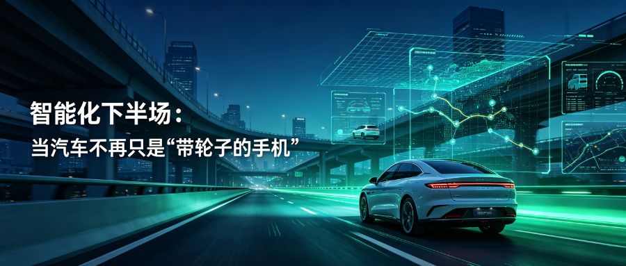 智能化下半场：当汽车不再只是“带轮子的手机”