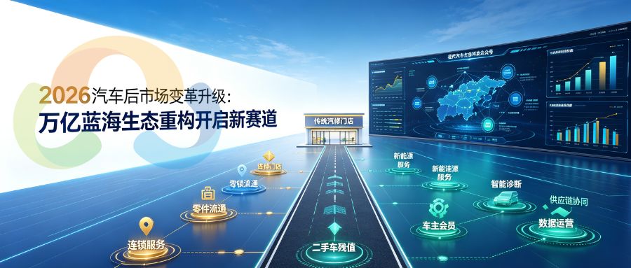 2026汽车后市场变革升级：万亿蓝海生态重构开启新赛道